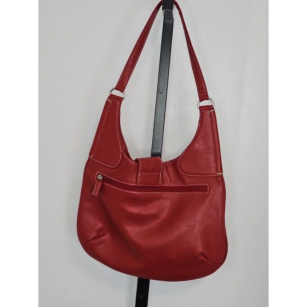 Guess red faux